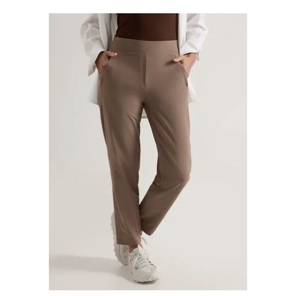 Athleta Brooklyn Mid Rise Ankle Pant Brown - Picture 1 of 7